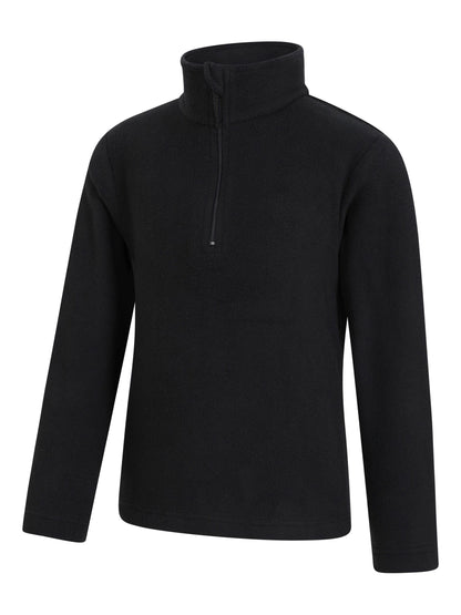 Dsiney Kidz - Mountain Warehouse Black Camber II Kids Half Zip Fleece image 3