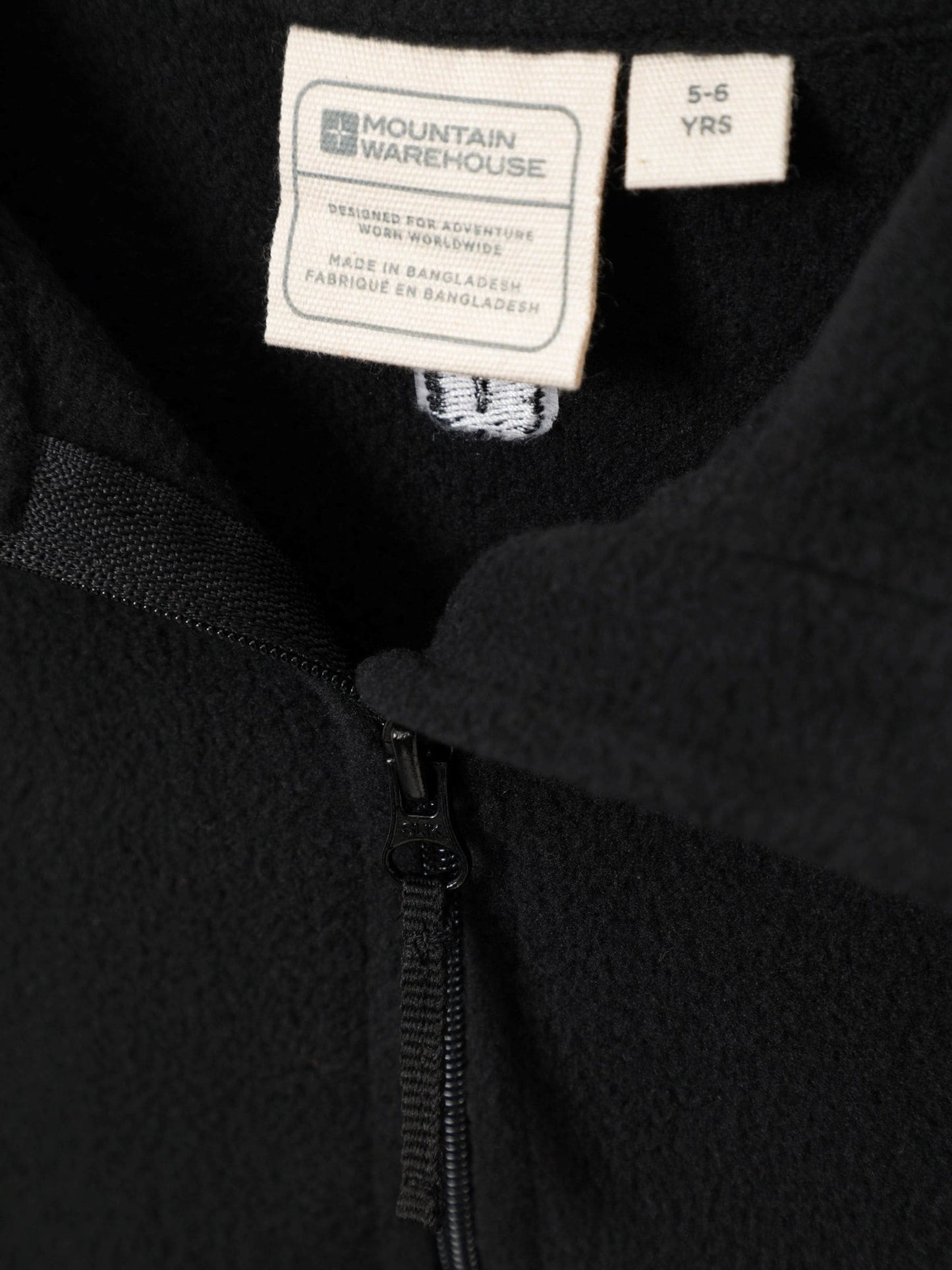 Dsiney Kidz - Mountain Warehouse Black Camber II Kids Half Zip Fleece image 5