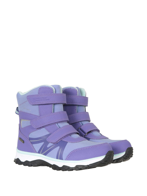 Mountain Warehouse Purple Kids Slope Softshell Snow Boots image 1