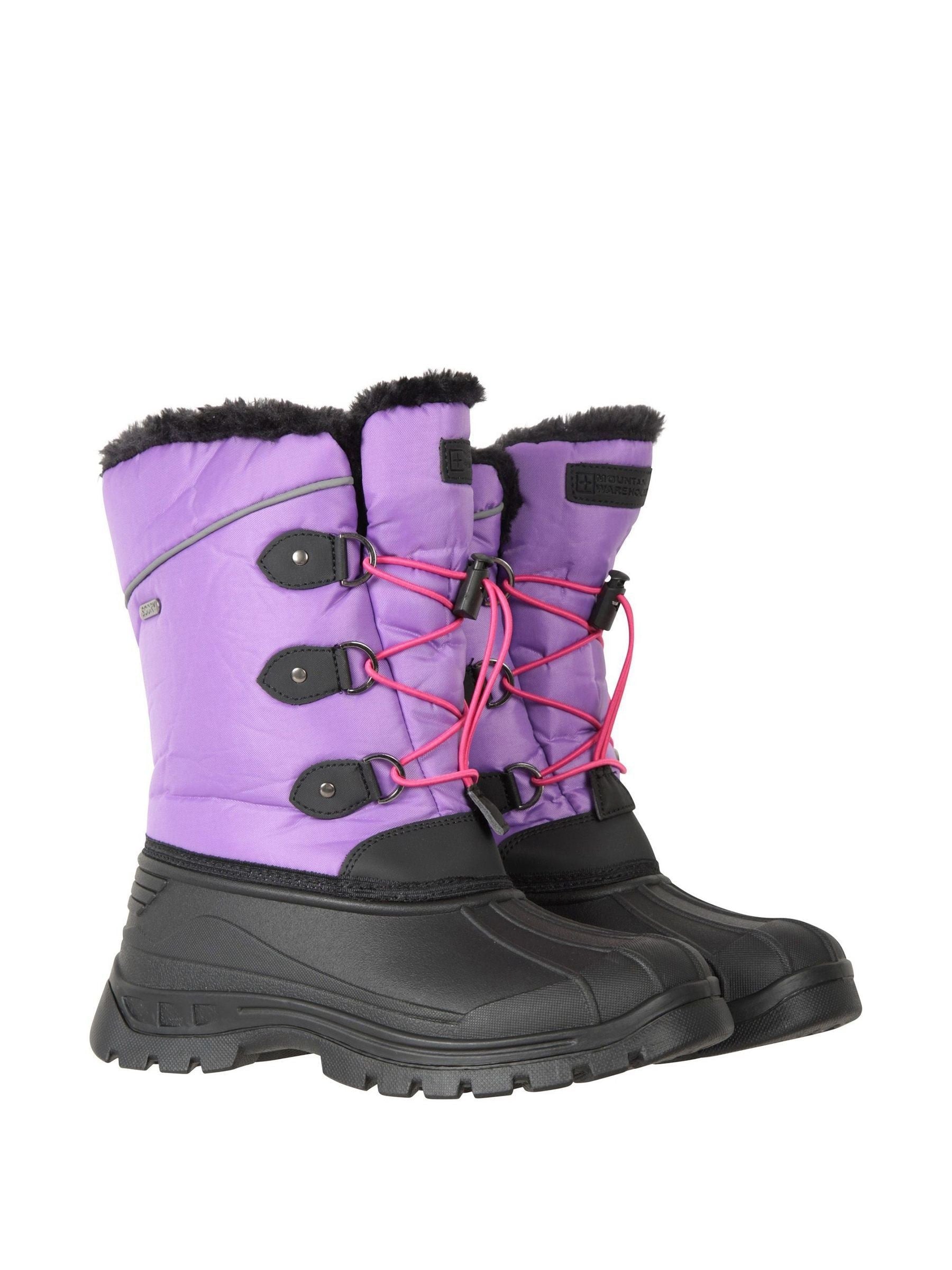 Mountain Warehouse Purple/Black Whistler  Adaptive Snow Boots image 1