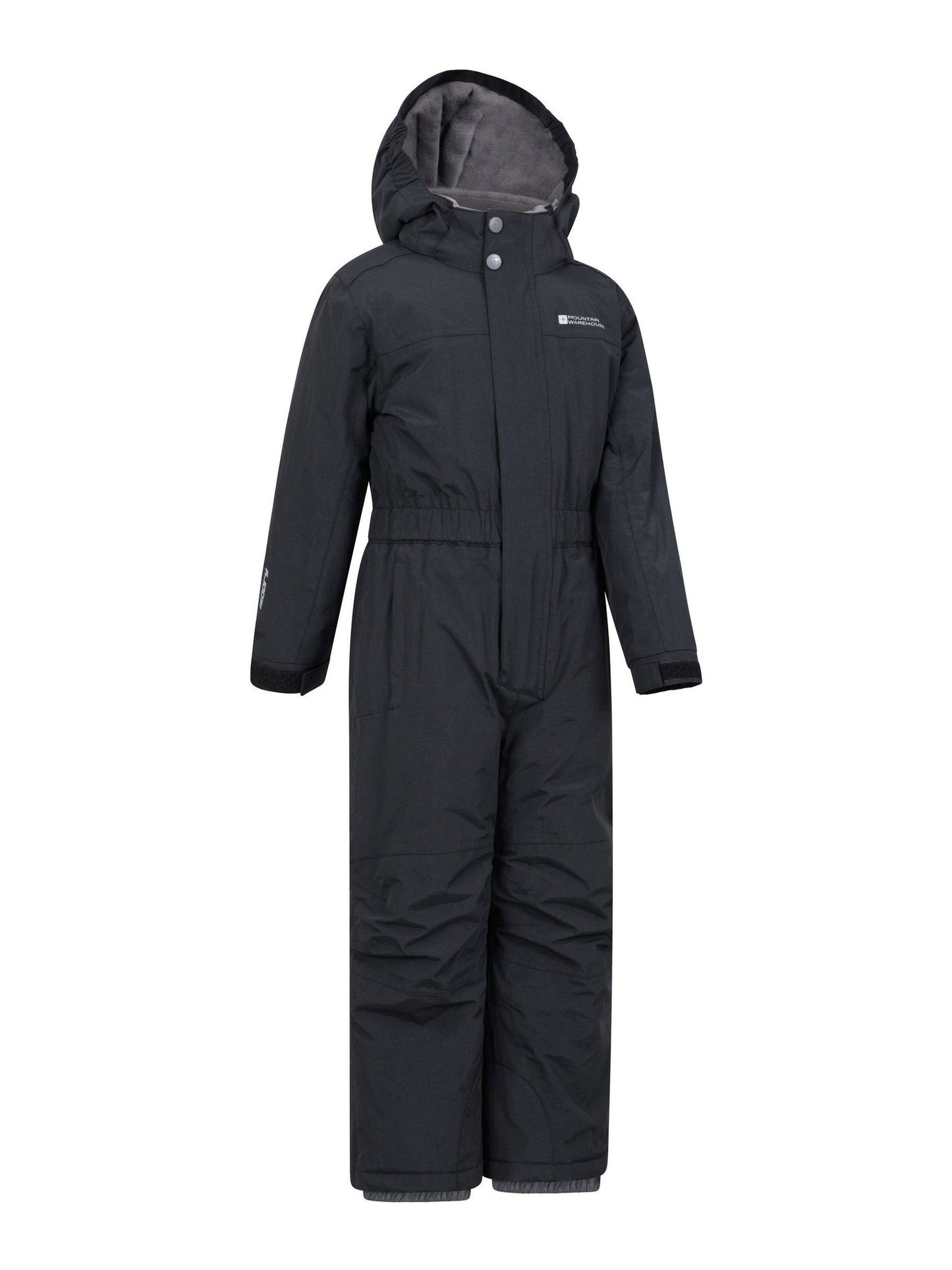 Dsiney Kidz - Mountain Warehouse Black Cloud Kids All In One Waterproof Fleece Lined Snowsuit image 2