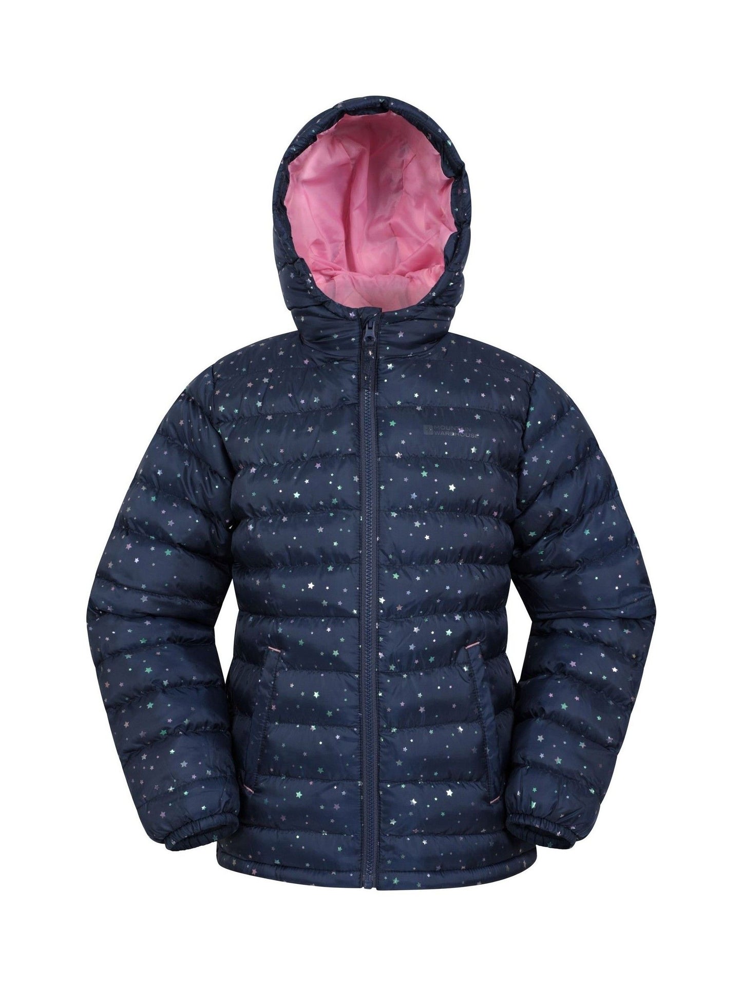 Dsiney Kidz - Mountain Warehouse Navy Seasons  Printed Water-Resistant Padded Jacket image 1