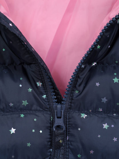Dsiney Kidz - Mountain Warehouse Navy Seasons  Printed Water-Resistant Padded Jacket image 5