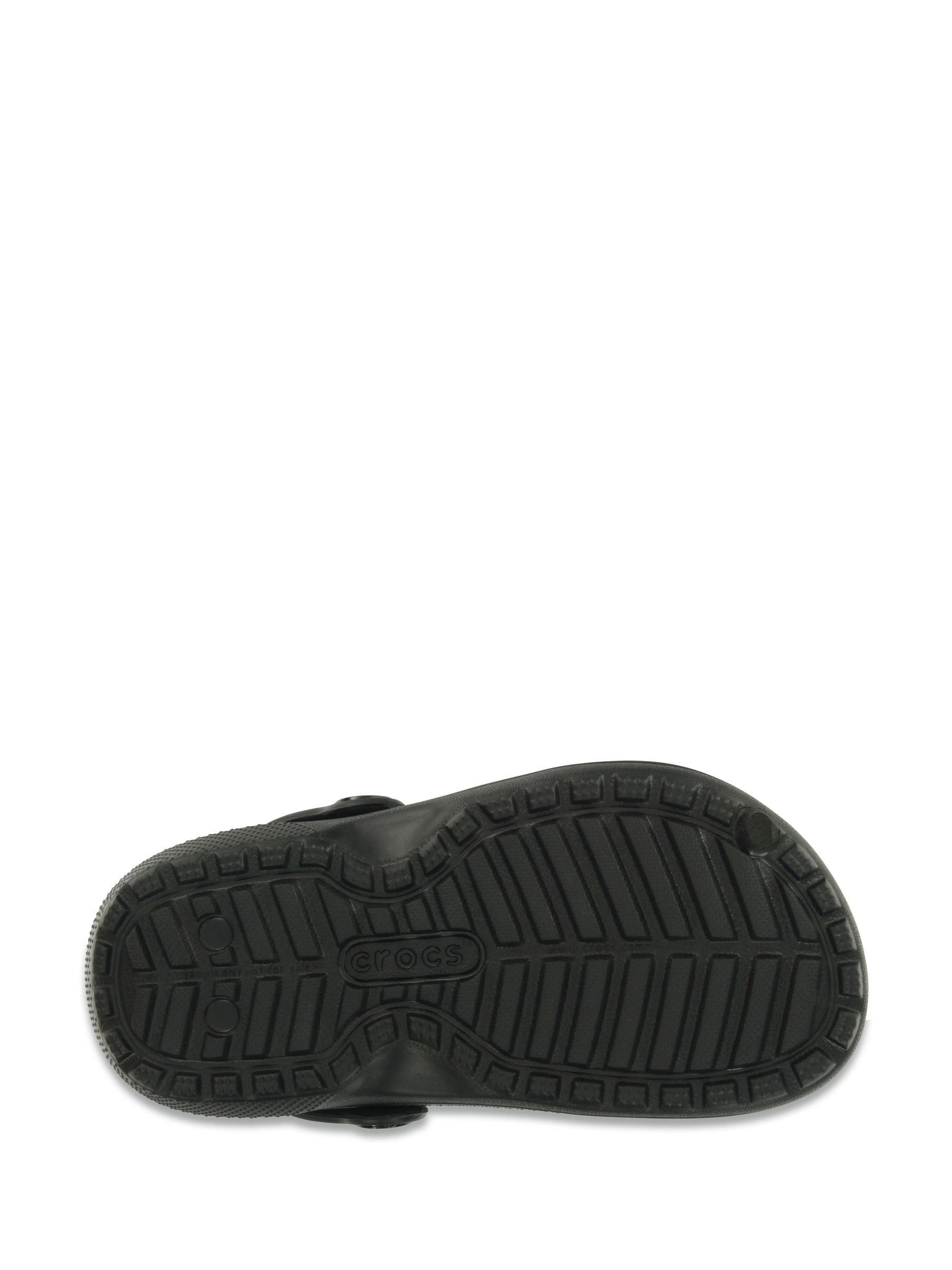 Crocs Black Fluffy Kids Lined Clogs image 3