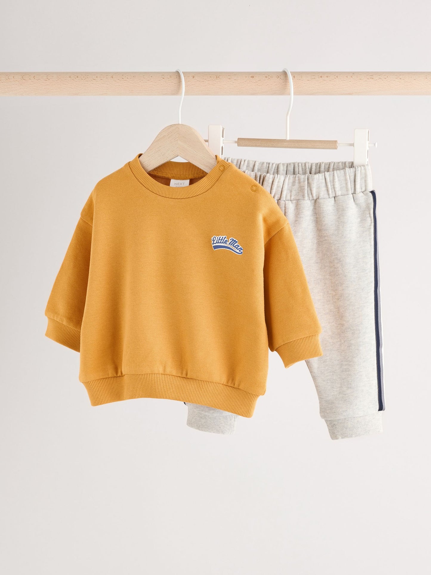 Ochre Yellow Sweatshirt and Joggers Set image 4