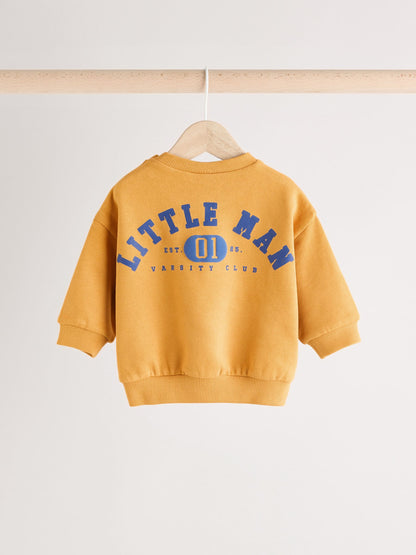 Ochre Yellow Sweatshirt and Joggers Set image 7