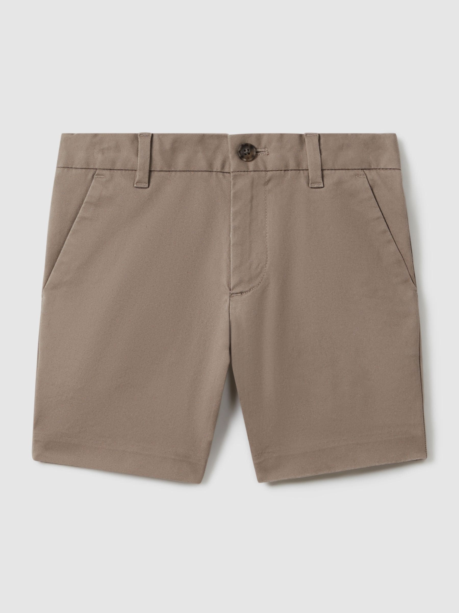 Dsiney Kidz - Reiss Mushroom Brown Wicket 9-13 yrs Casual Chino Shorts image 2