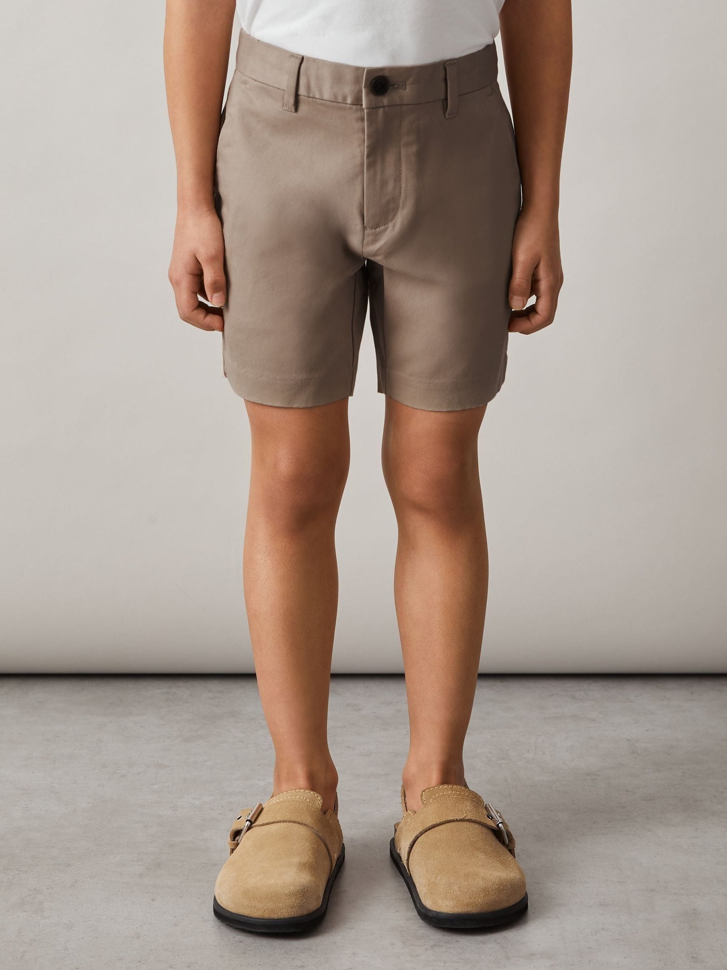 Dsiney Kidz - Reiss Mushroom Brown Wicket 3-9 yrs Casual Chino Shorts image 4