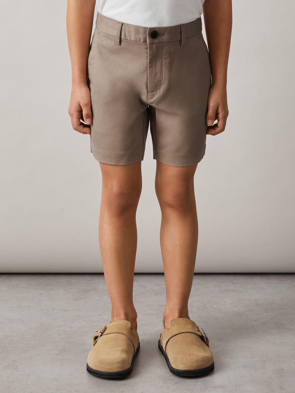 Dsiney Kidz - Reiss Mushroom Brown Wicket 3-9 yrs Casual Chino Shorts image 4
