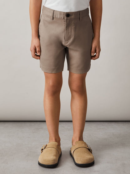 Dsiney Kidz - Reiss Mushroom Brown Wicket 3-9 yrs Casual Chino Shorts image 4