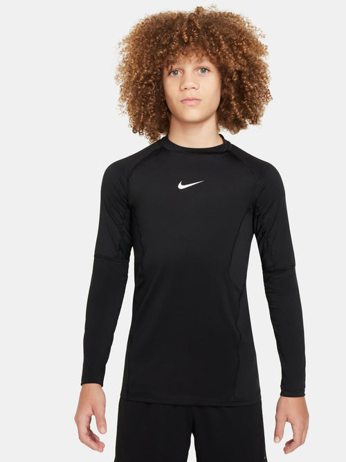 Dsiney Kidz - Nike Black Pro Dri-FIT Long Sleeve Base Layer T-Shirt image 1