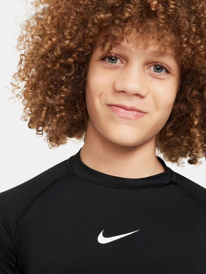 Dsiney Kidz - Nike Black Pro Dri-FIT Long Sleeve Base Layer T-Shirt image 5
