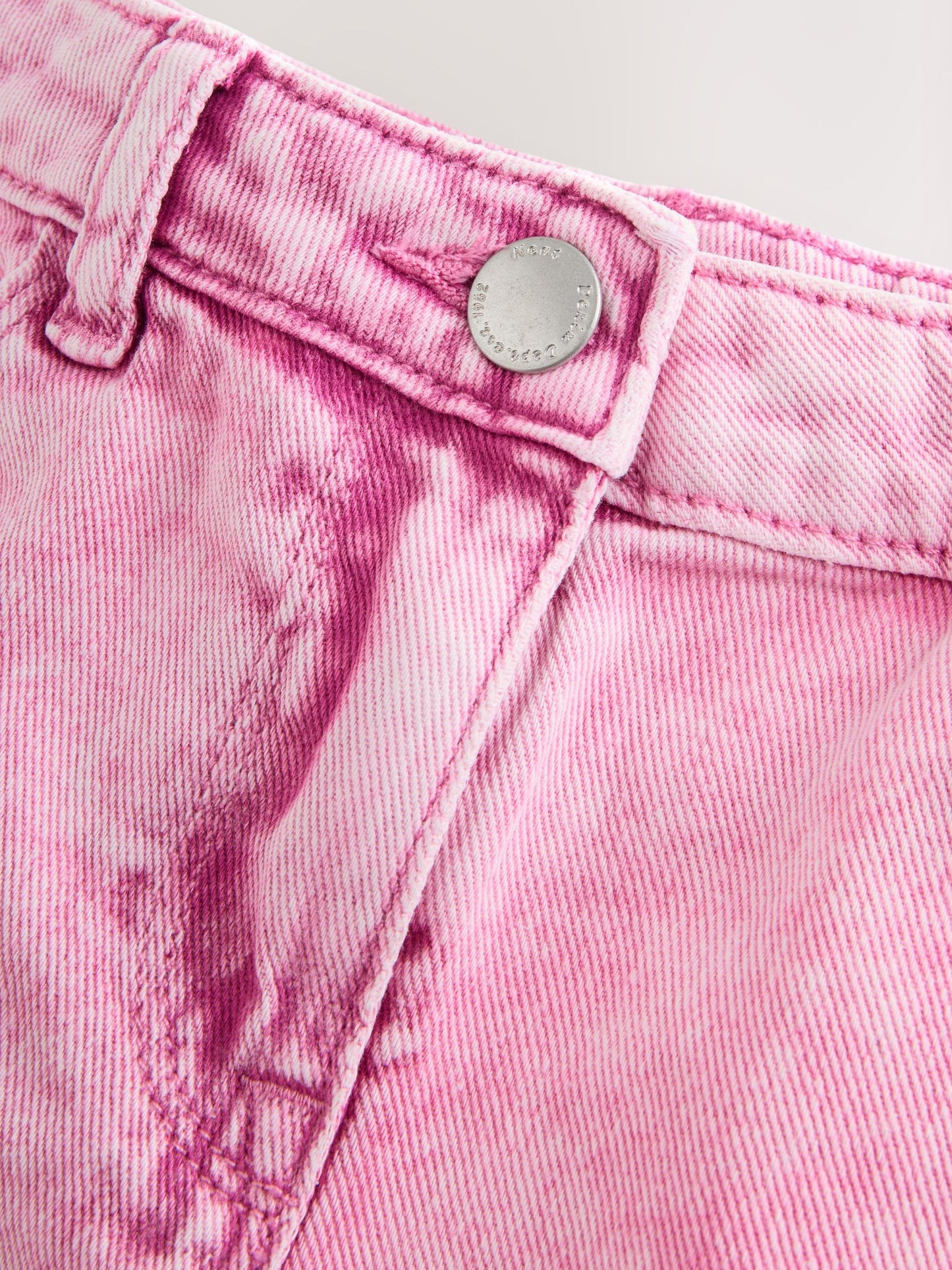 Dsiney Kidz - Pink 100% Cotton Frayed Edge Distressed Shorts (3-16yrs) image 7