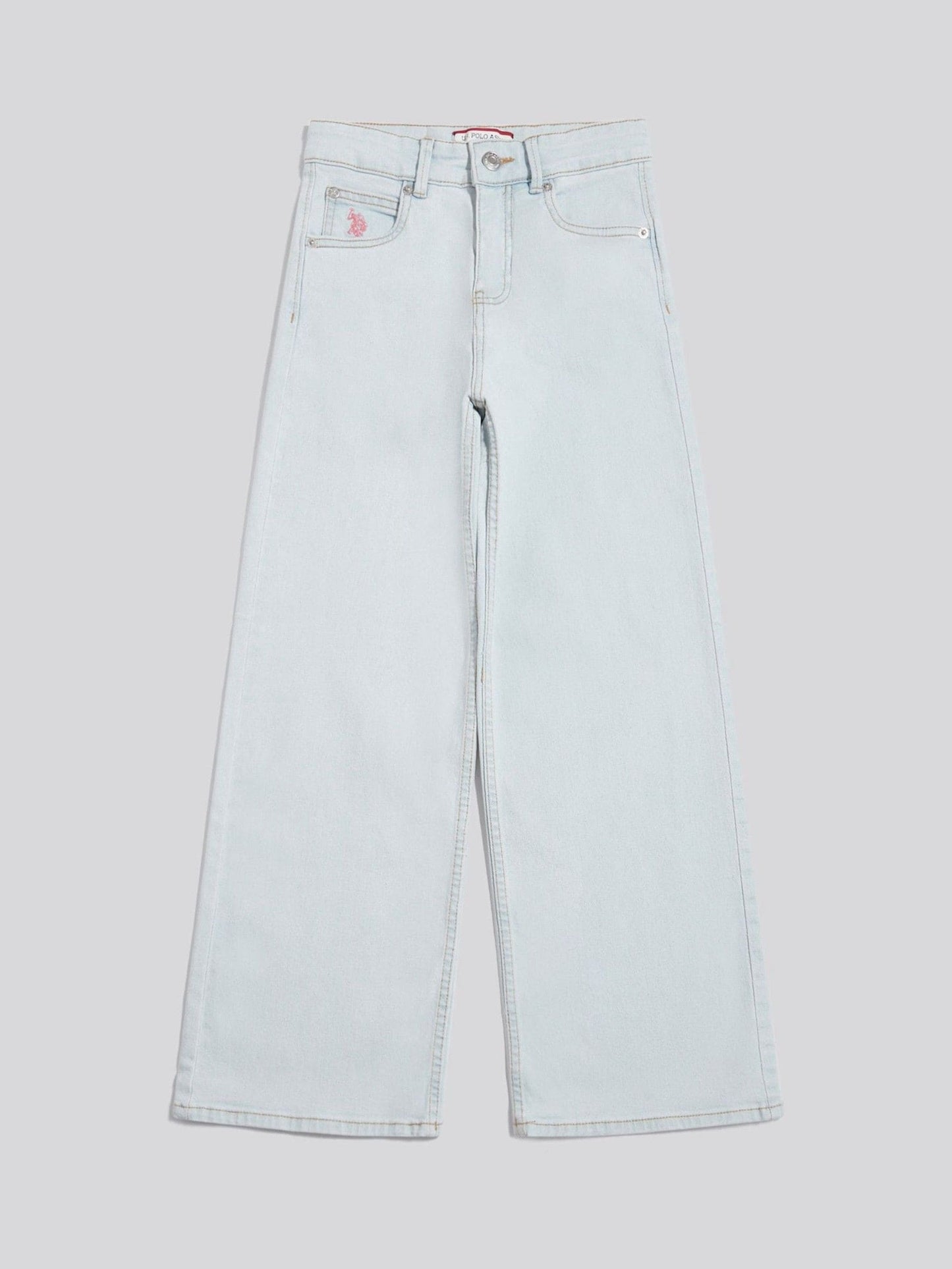 Dsiney Kidz - U.S. Polo Assn. Blue Wide Leg Denim Jeans image 1