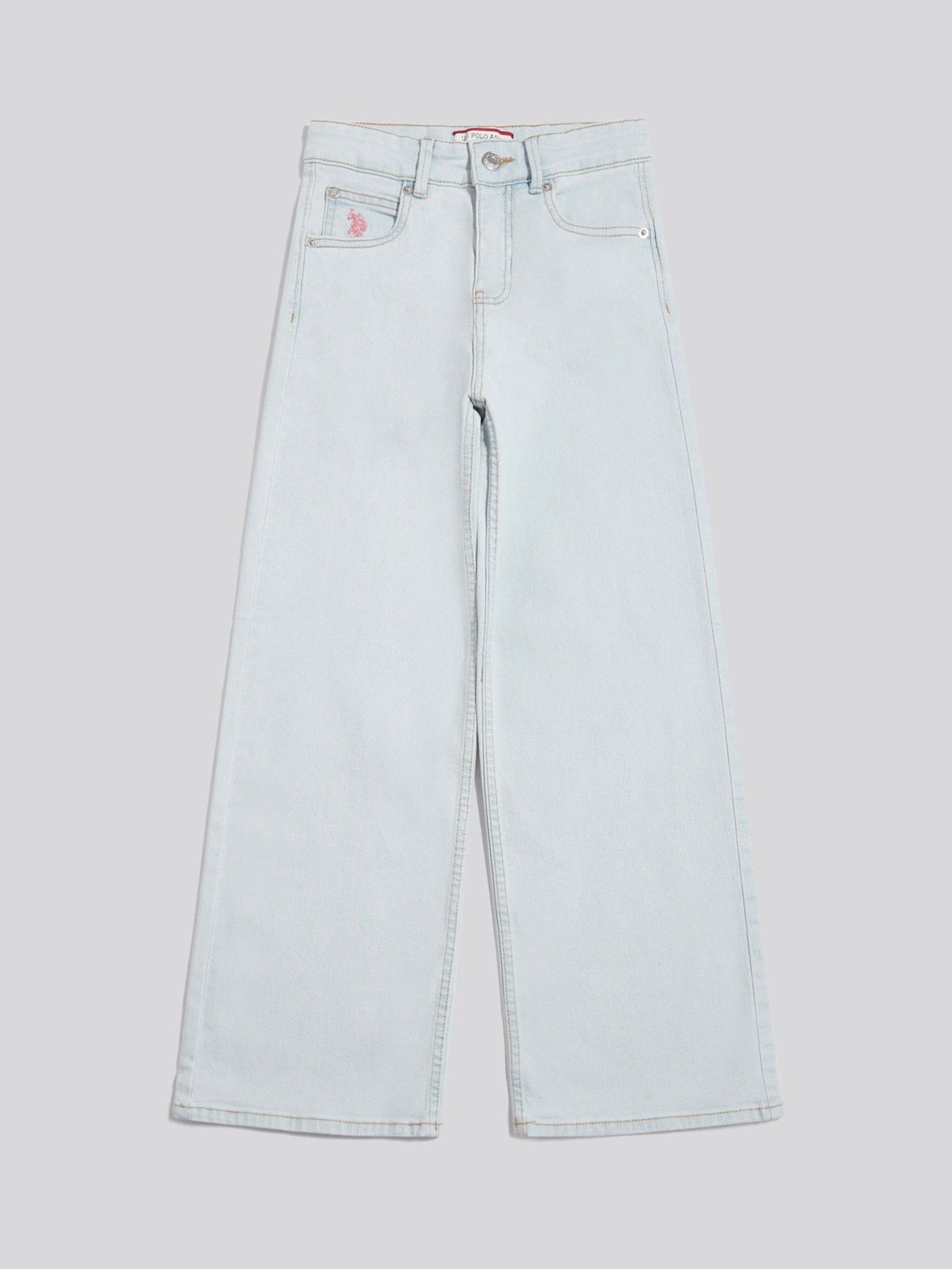 Dsiney Kidz - U.S. Polo Assn. Blue Wide Leg Denim Jeans image 1