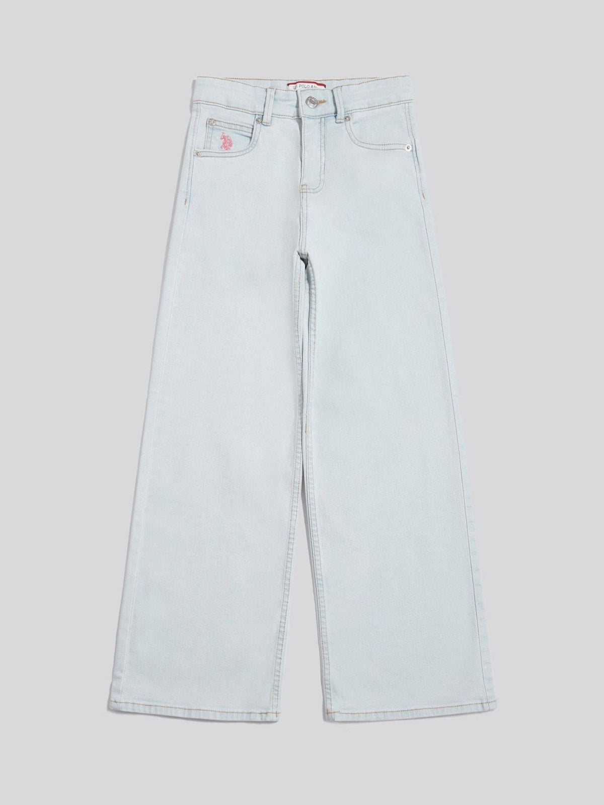 Dsiney Kidz - U.S. Polo Assn. Blue Wide Leg Denim Jeans image 1