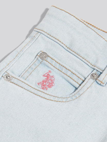 Dsiney Kidz - U.S. Polo Assn. Blue Wide Leg Denim Jeans image 3