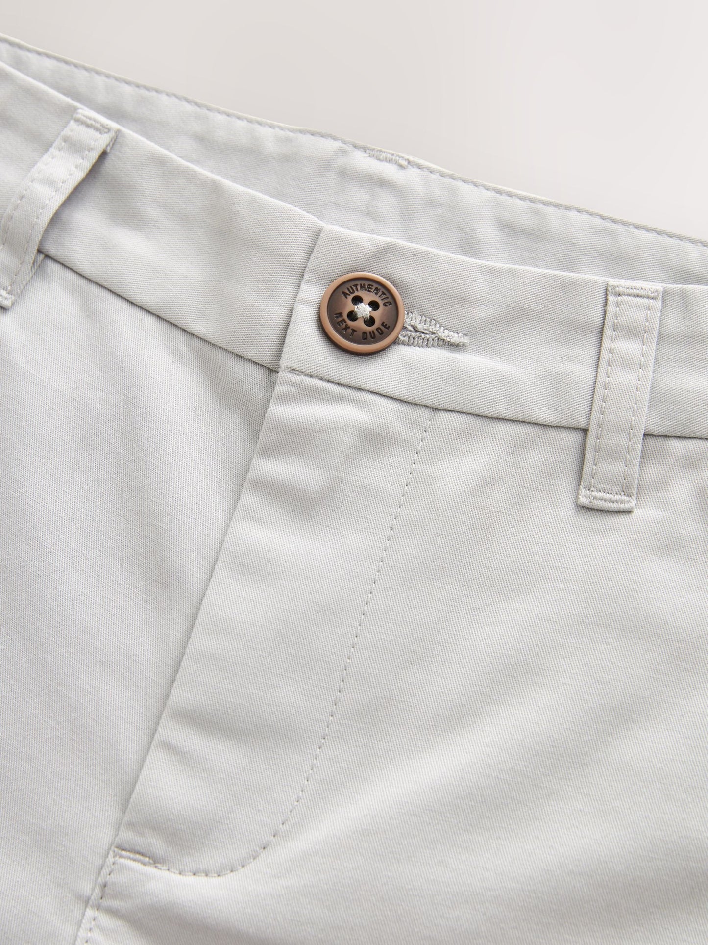 Dsiney Kidz - Light Grey Regular Fit Chino Shorts (3-16yrs) image 3