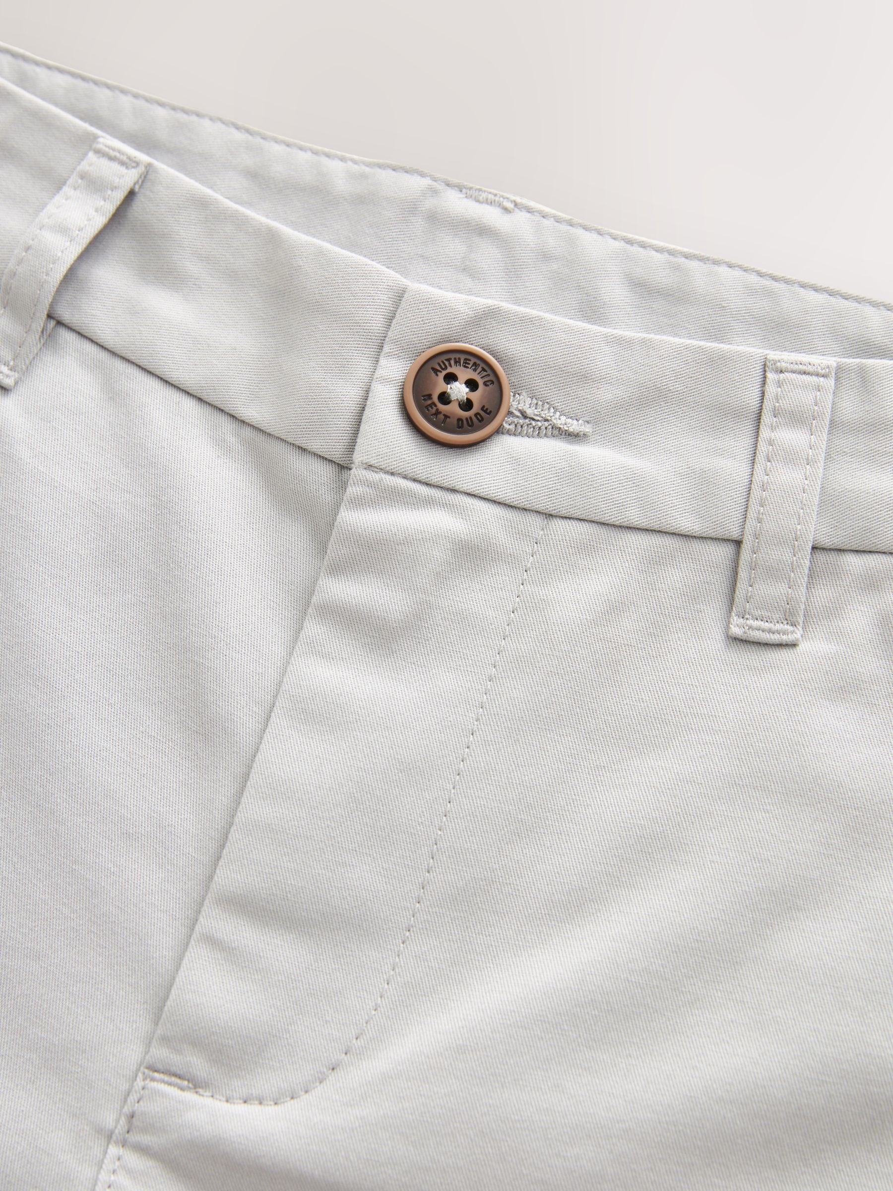 Dsiney Kidz - Light Grey Regular Fit Chino Shorts (3-16yrs) image 3