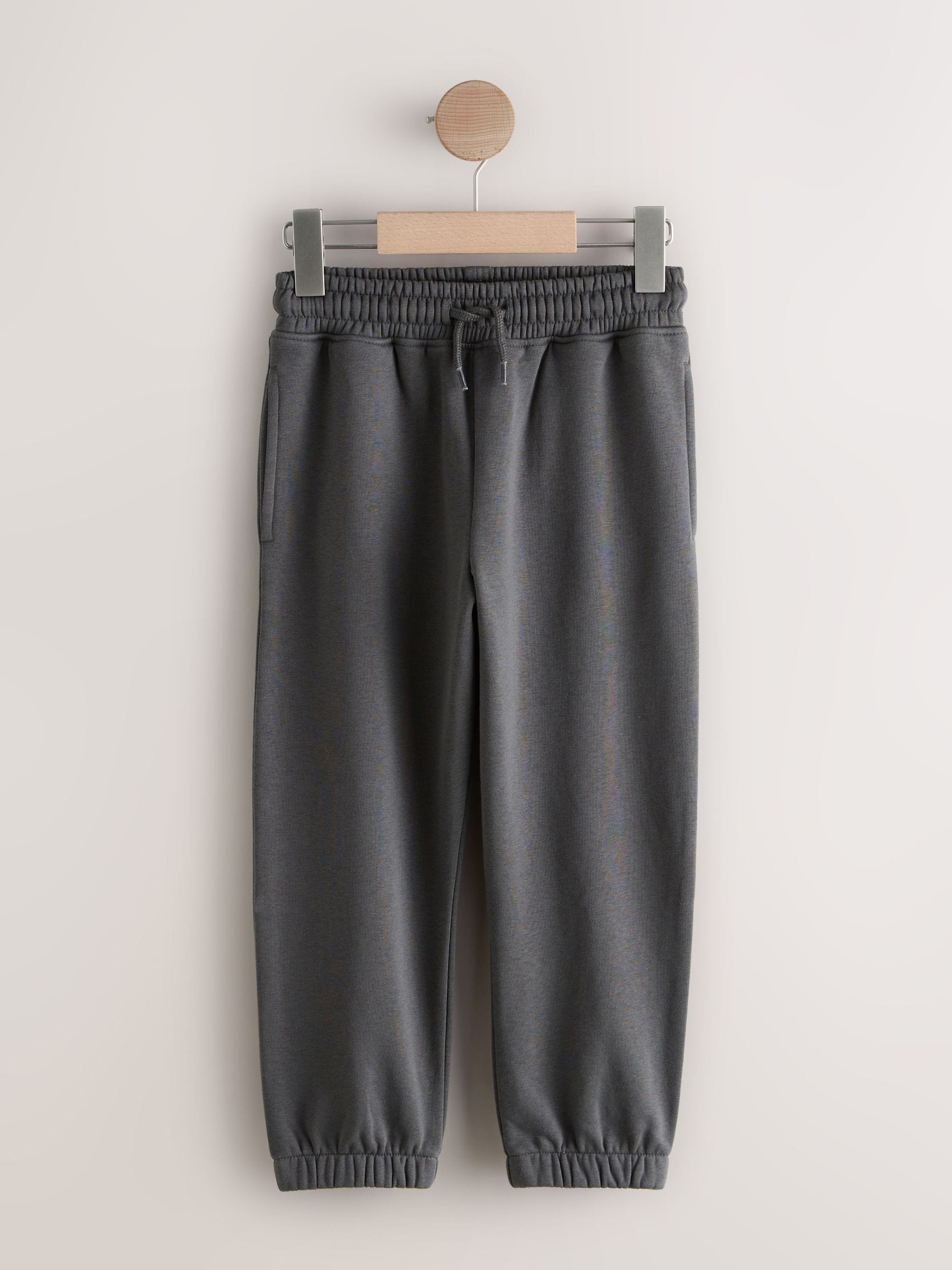 Dsiney Kidz - Black/Grey/Charcoal Regular Fit Joggers 3 Pack (3-16yrs) image 2