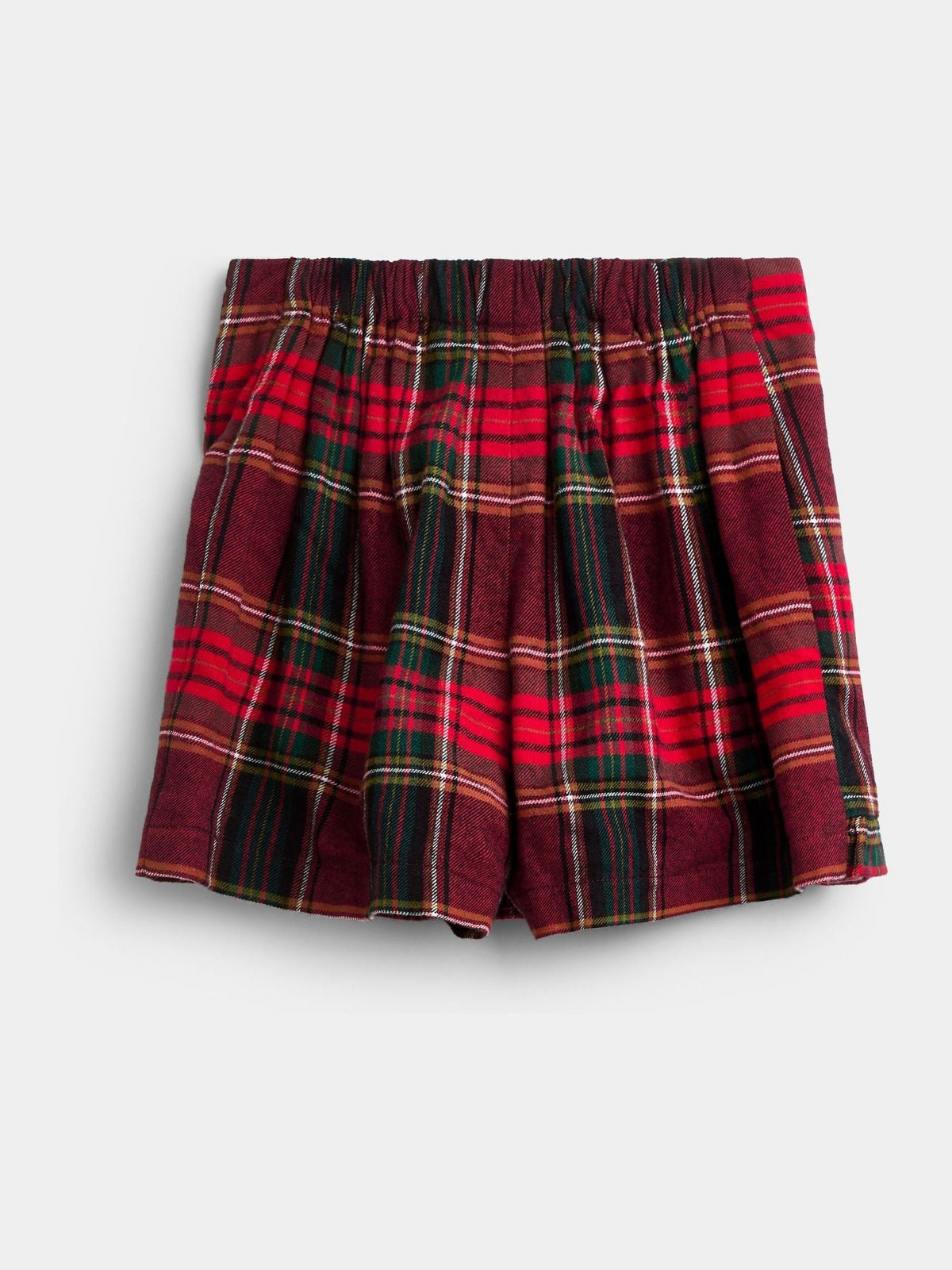 JoJo Maman Bébé Burgundy Red Tartan Tartan Skort And Jersey Embroidered Top - image 5