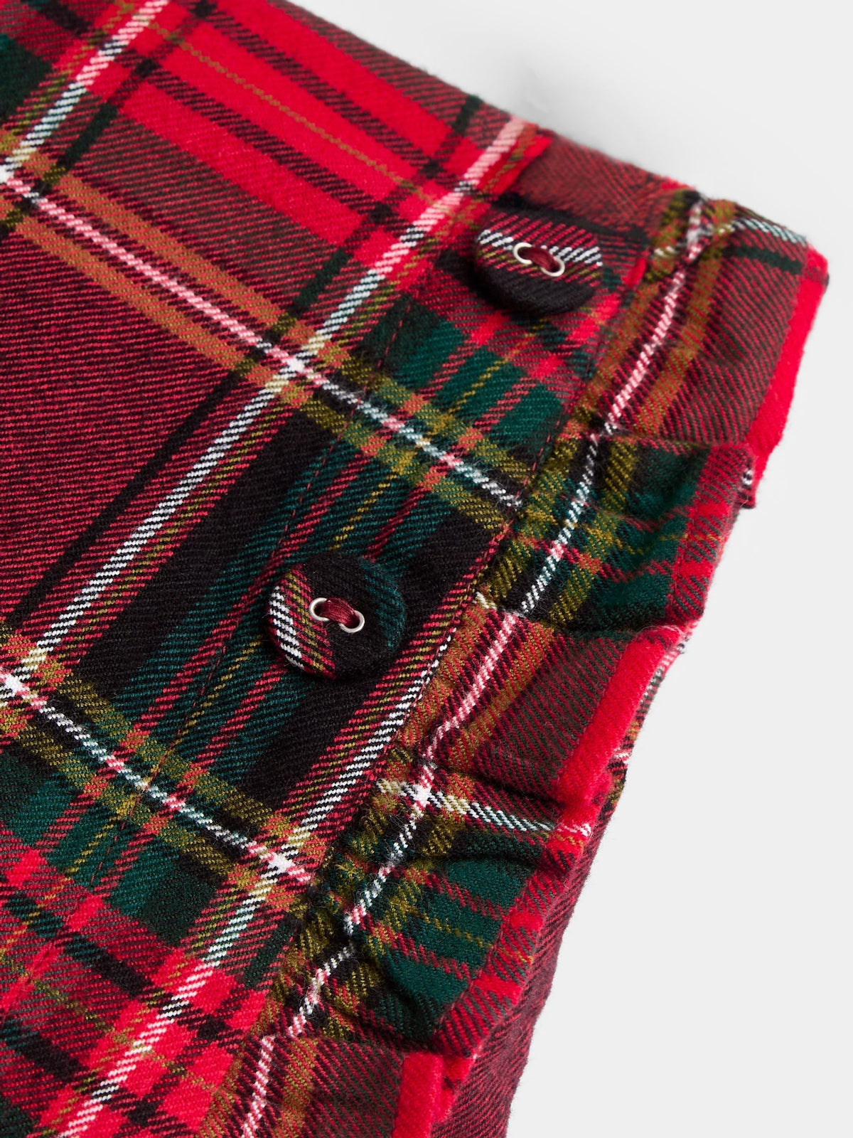 JoJo Maman Bébé Burgundy Red Tartan Tartan Skort And Jersey Embroidered Top - image 7