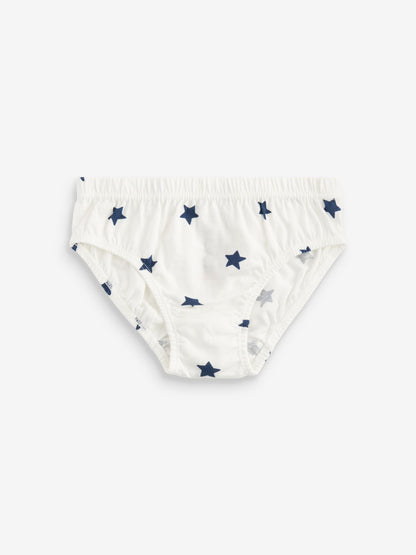 Dsiney Kidz - Blue Stars and Stripes Briefs 10 Pack (1.5-10yrs) image 5