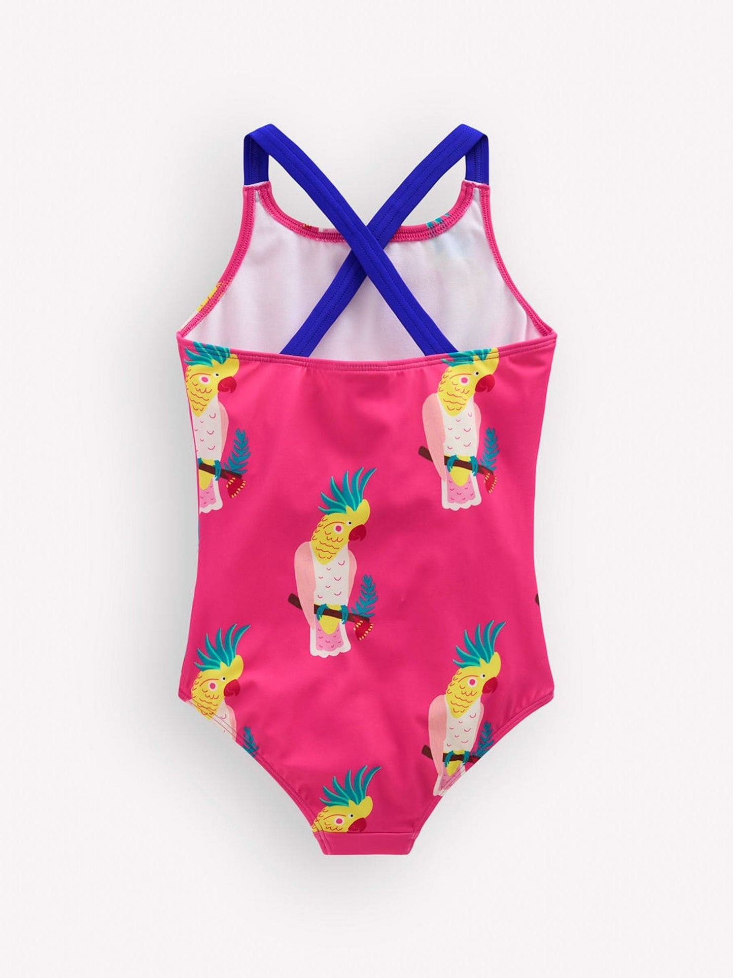 Boden Pink Cross Back Printed Swimsuit image 2