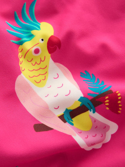 Boden Pink Cross Back Printed Swimsuit image 3
