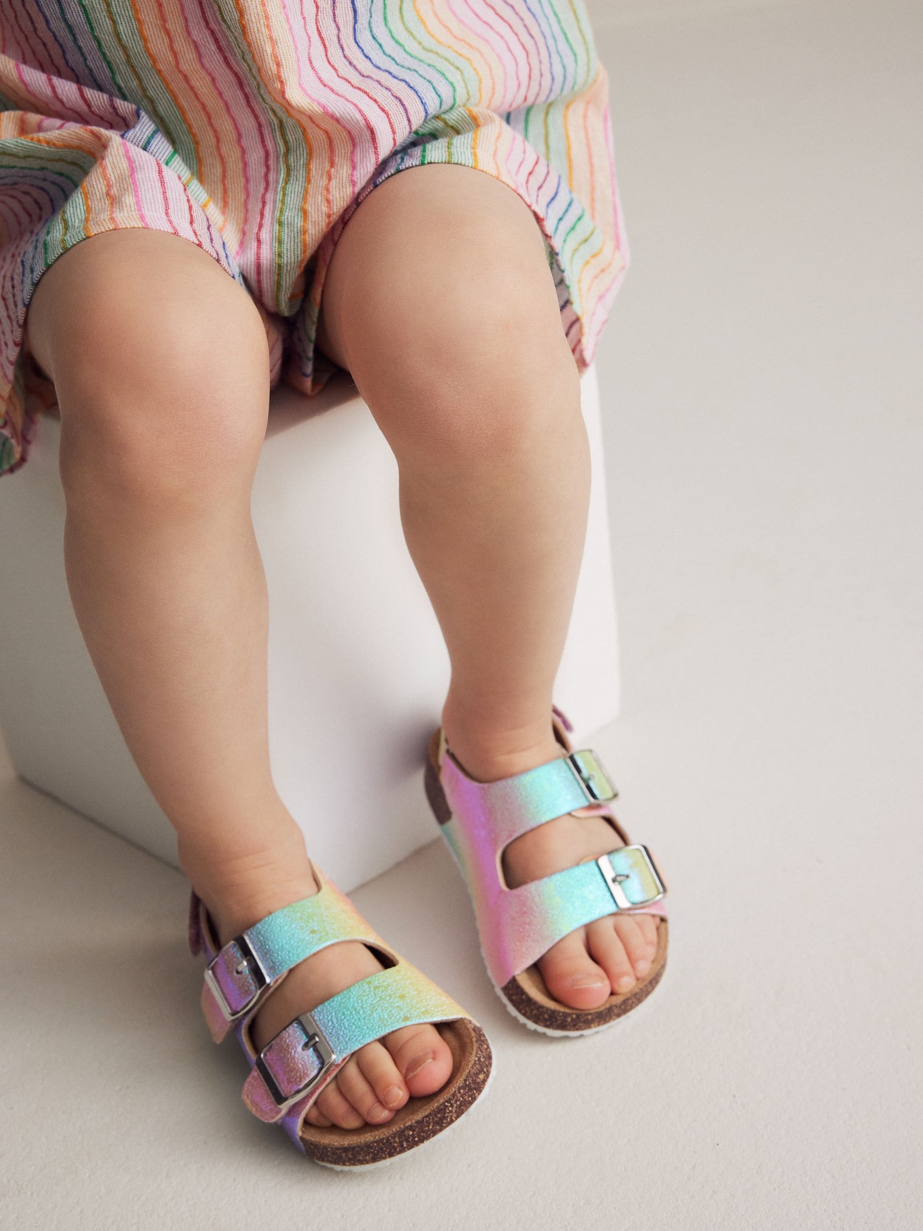Multi Corkbed Two Strap Sandals image 1