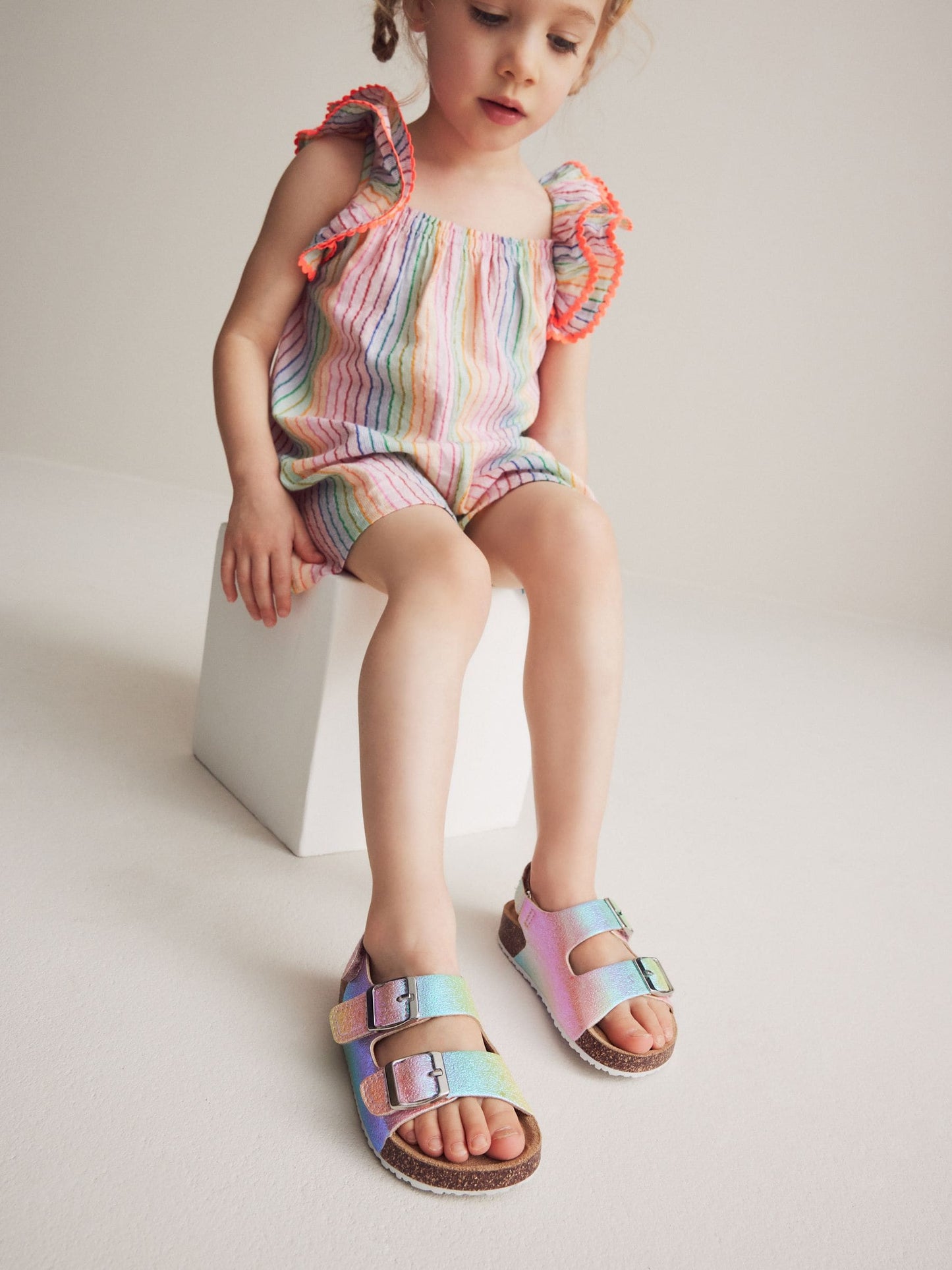 Multi Corkbed Two Strap Sandals image 2