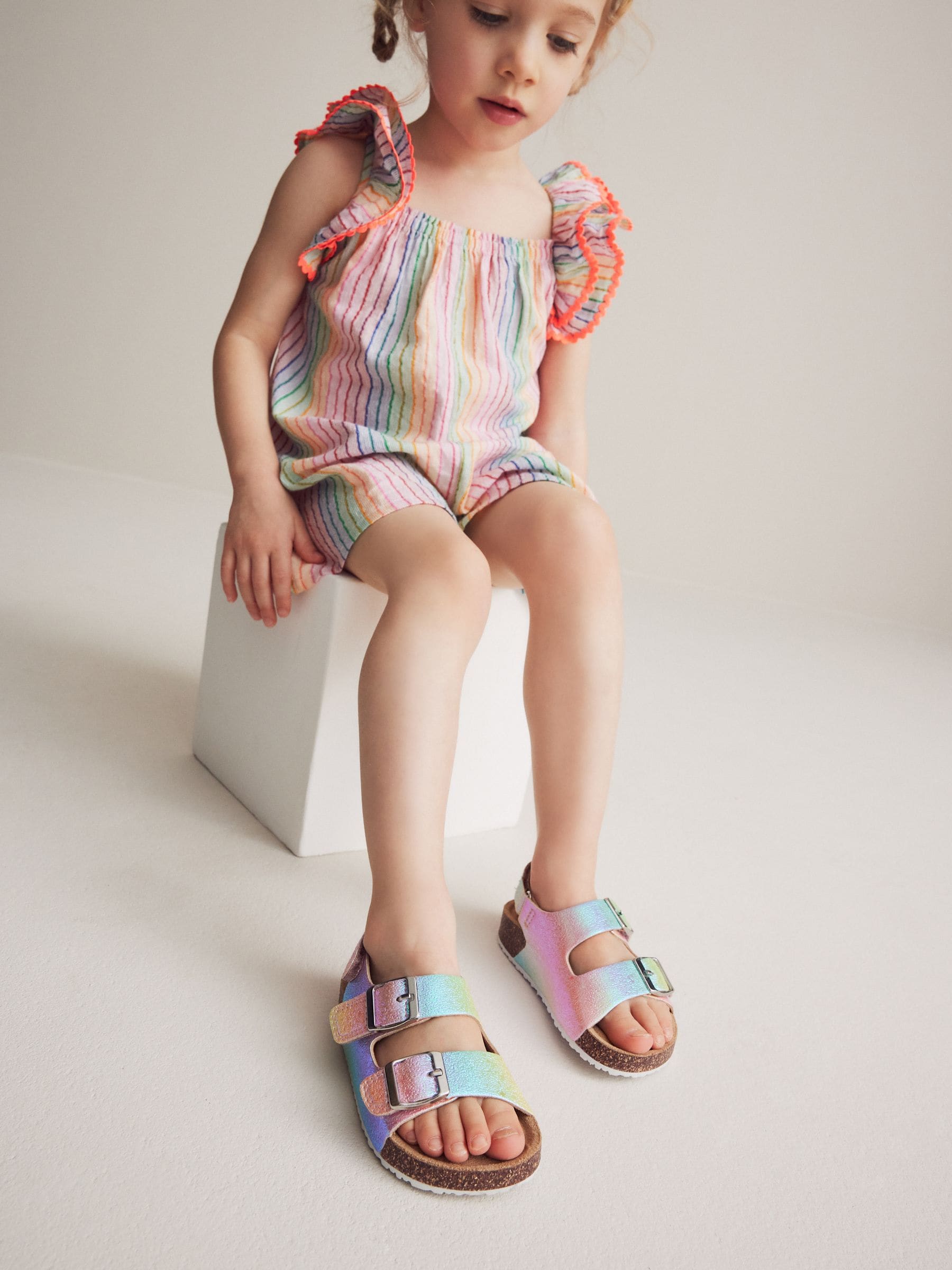 Multi Corkbed Two Strap Sandals image 2