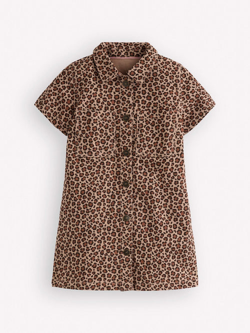 Dsiney Kidz - Boden Brown Denim Shirt Dress image 1