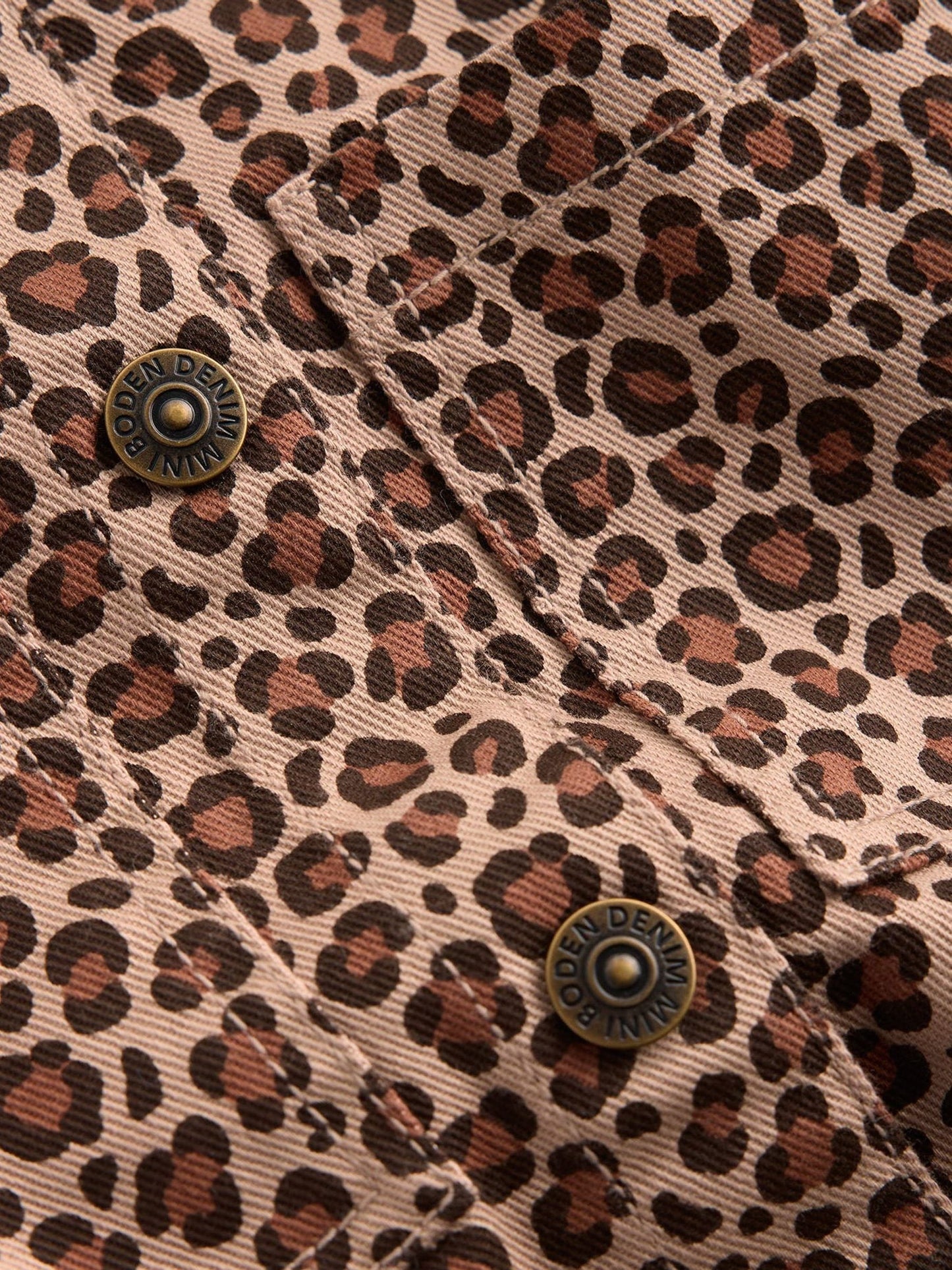 Boden Brown Denim Shirt Dress image 3