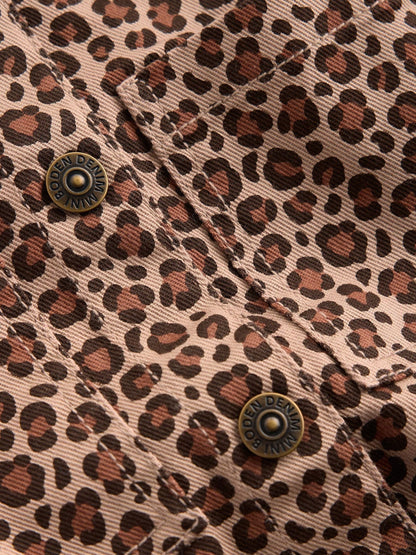 Boden Brown Denim Shirt Dress image 3