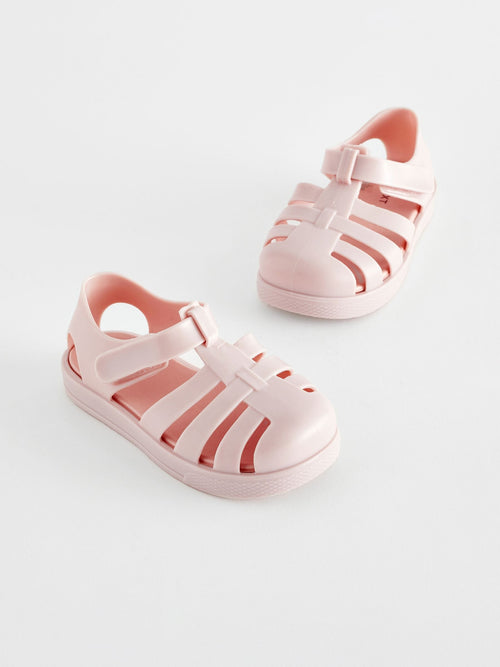 Pink Jelly Fisherman Sandals image 1