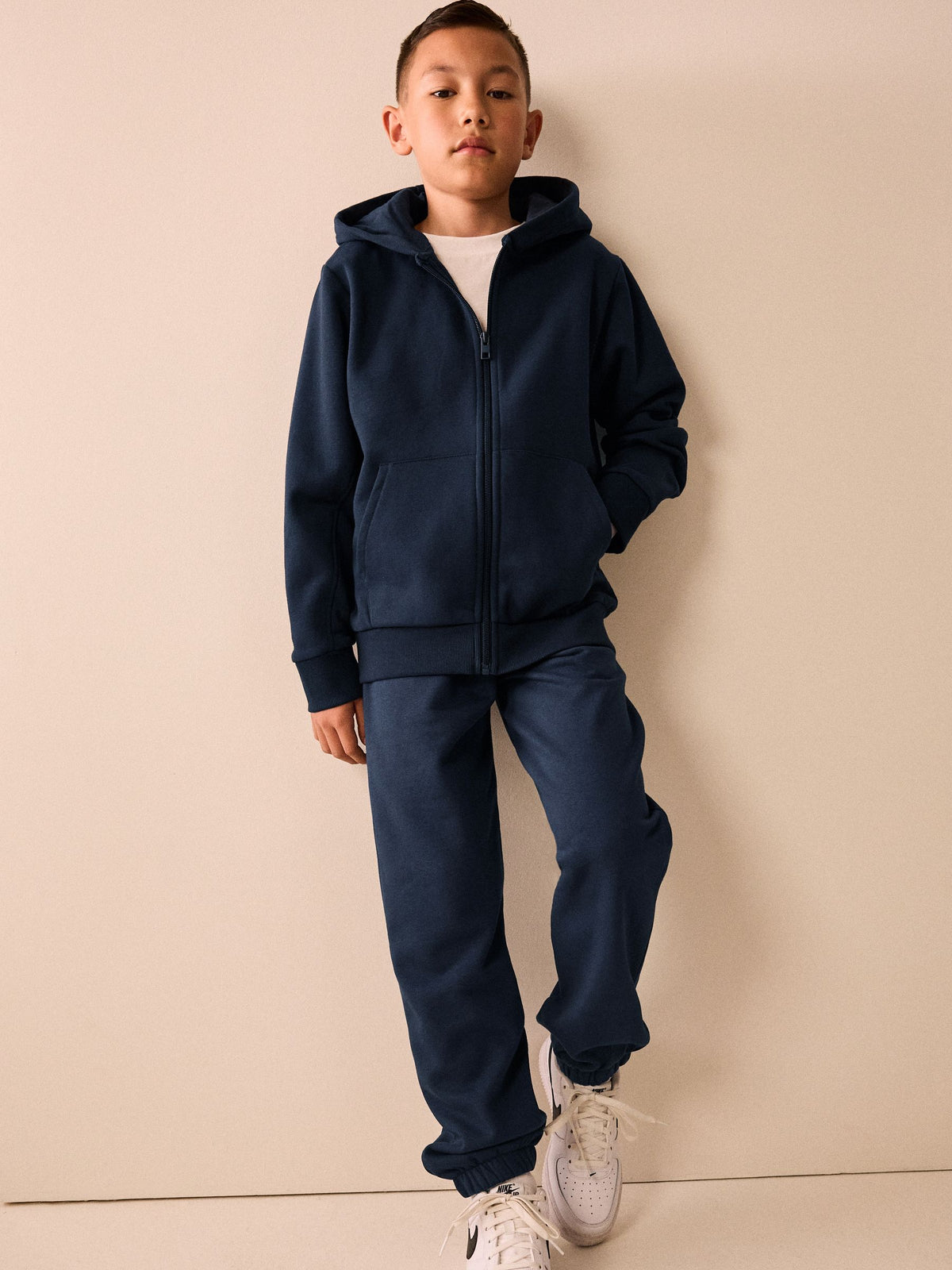 Dsiney Kidz - Navy Blue Zip Through Sweat Hoodie (3-16yrs) image 2