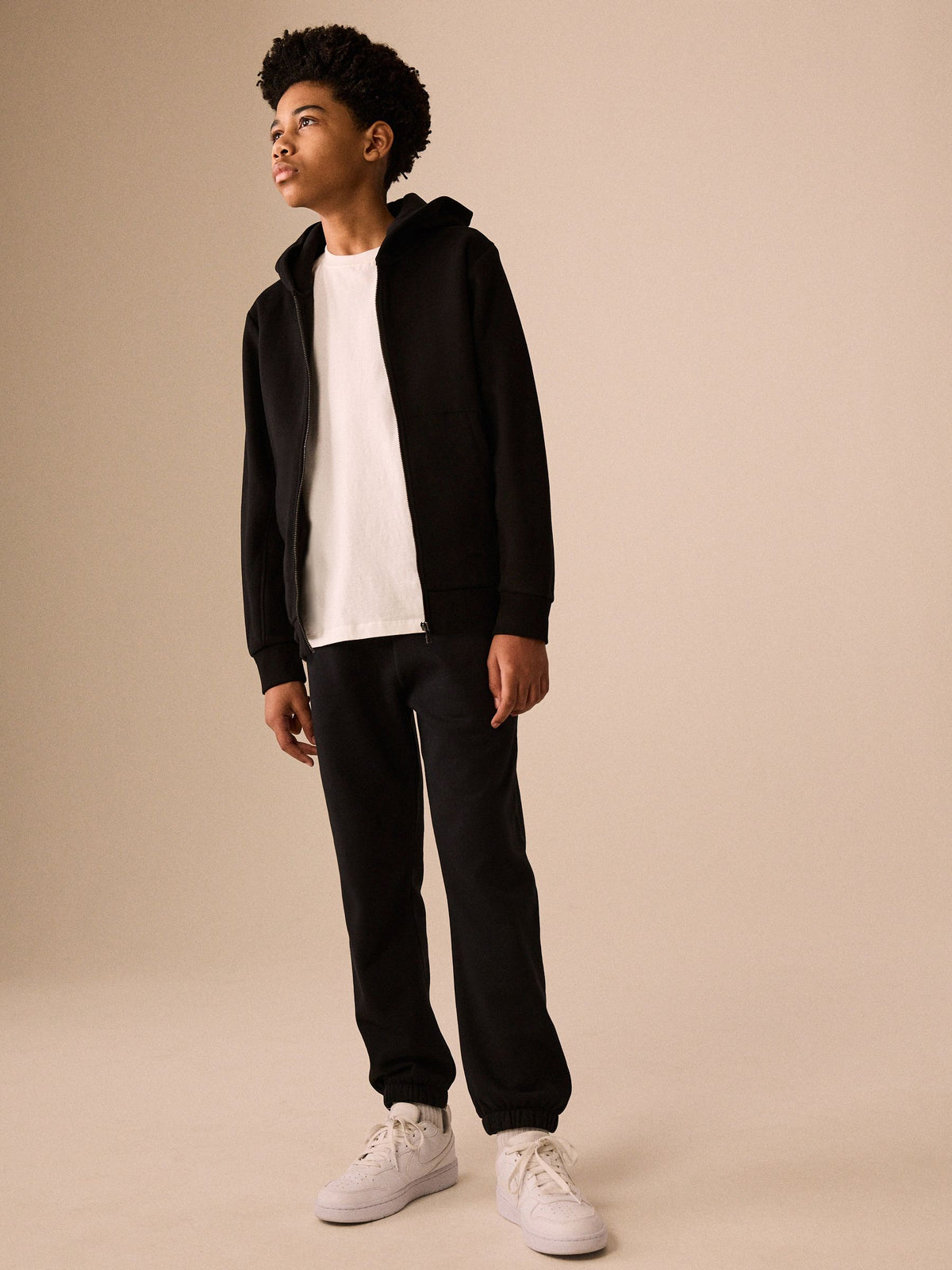 Dsiney Kidz - Black Zip Through Sweat Hoodie (3-16yrs) image 2
