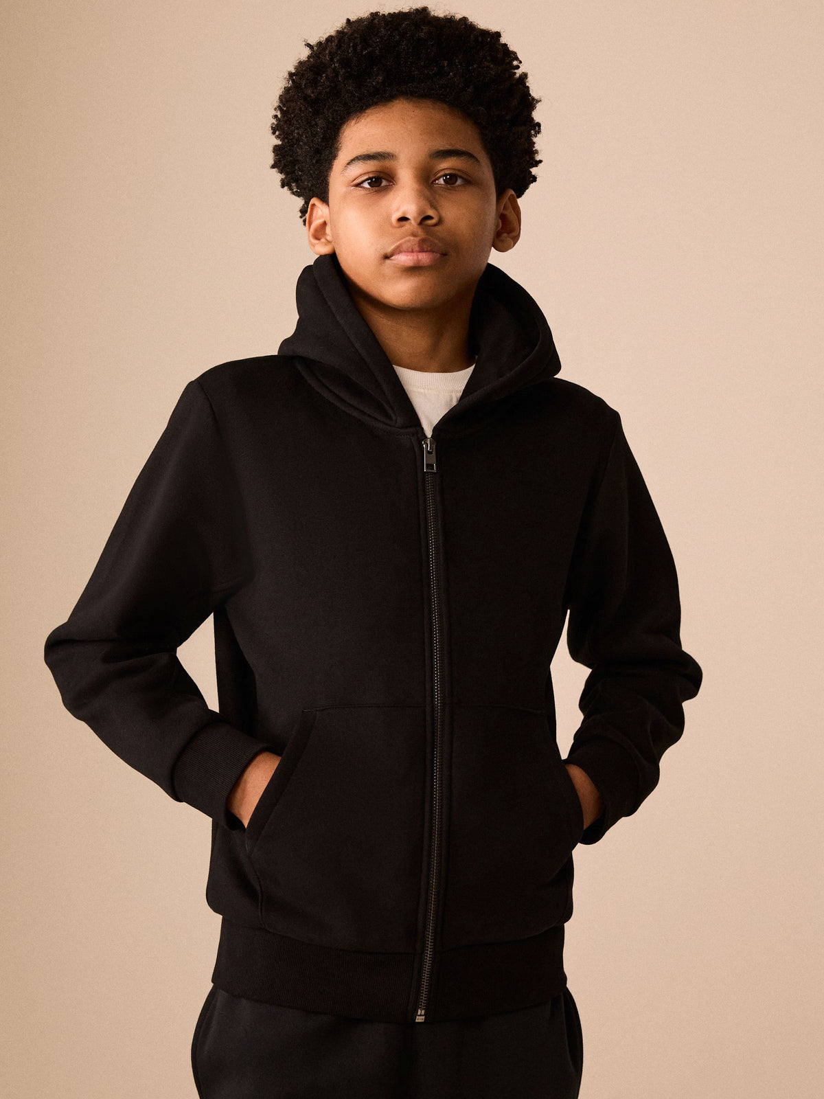 Dsiney Kidz - Black Zip Through Sweat Hoodie (3-16yrs) image 3