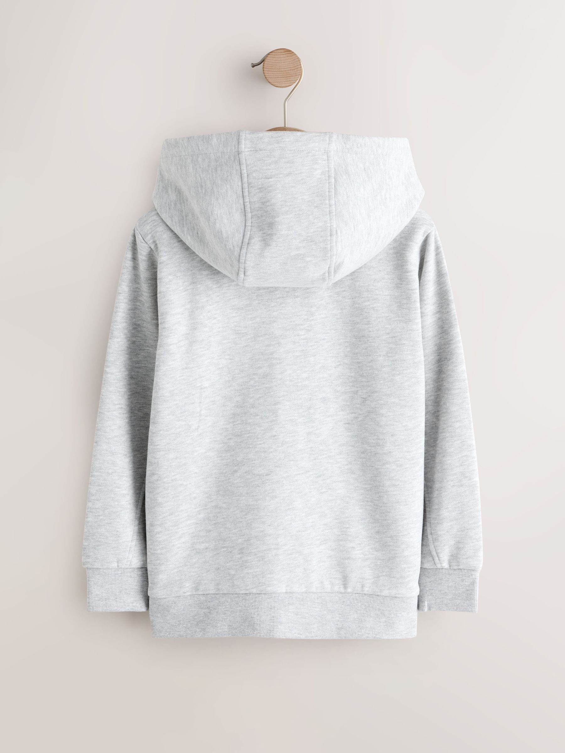 Dsiney Kidz - Grey Zip Through Sweat Hoodie (3-16yrs) image 2