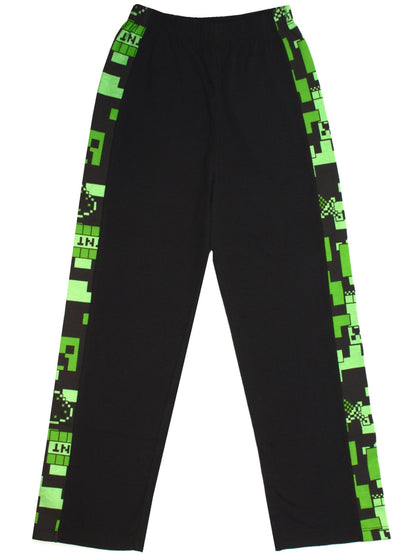 Dsiney Kidz - Vanilla Underground Green Minecraft Long Leg Pyjamas image 3