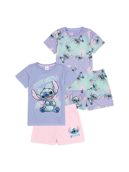 Vanilla Underground Purple Disney Lilo & Stitch Pyjamas 2 Pack - image 1