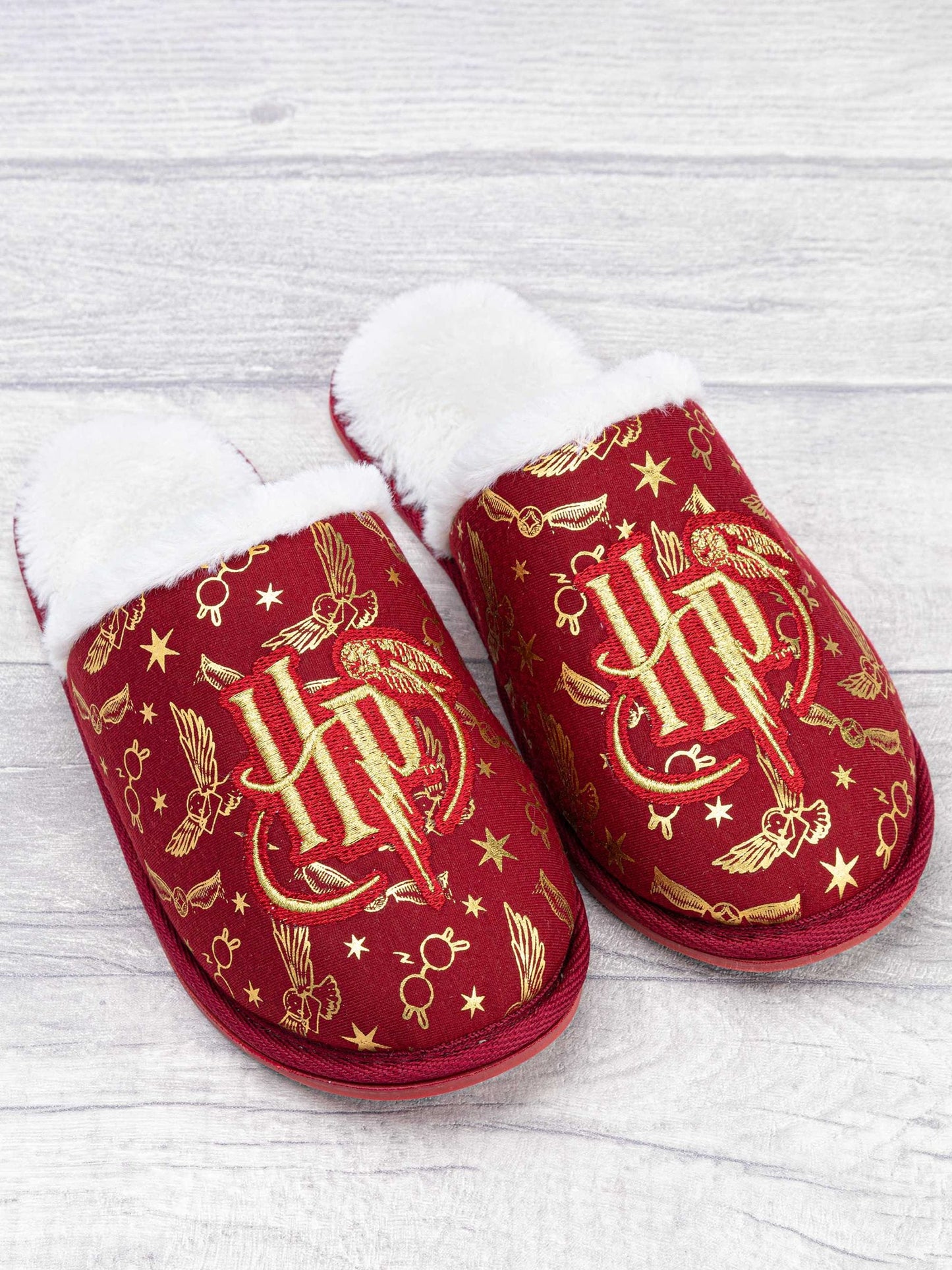 Vanilla Underground Red Harry Potter Adult Winter Slippers image 2