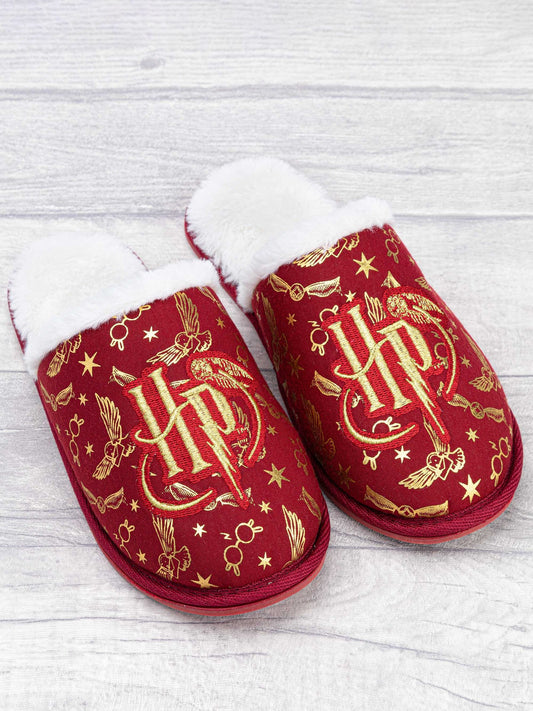 Vanilla Underground Red Harry Potter Adult Winter Slippers image 2