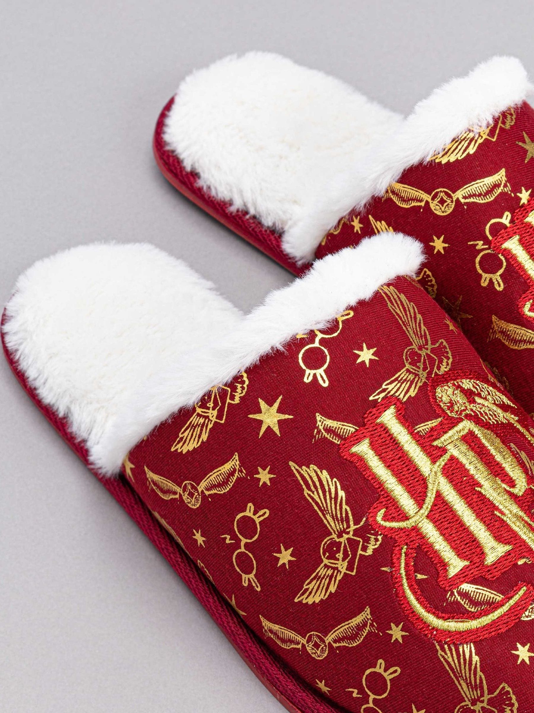 Vanilla Underground Red Harry Potter Adult Winter Slippers image 3
