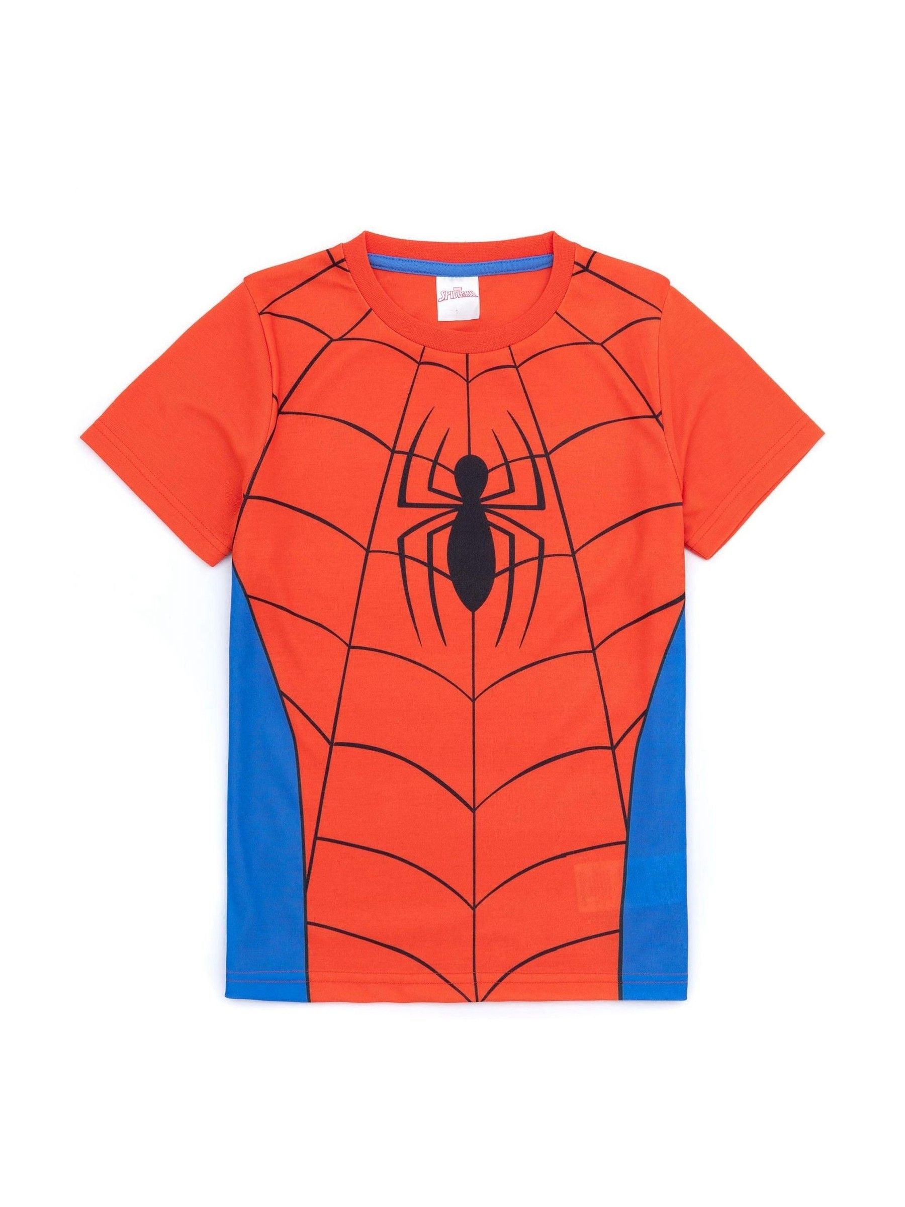 Vanilla Underground Red Boys Spiderman Pyjamas 2 Pack image 5