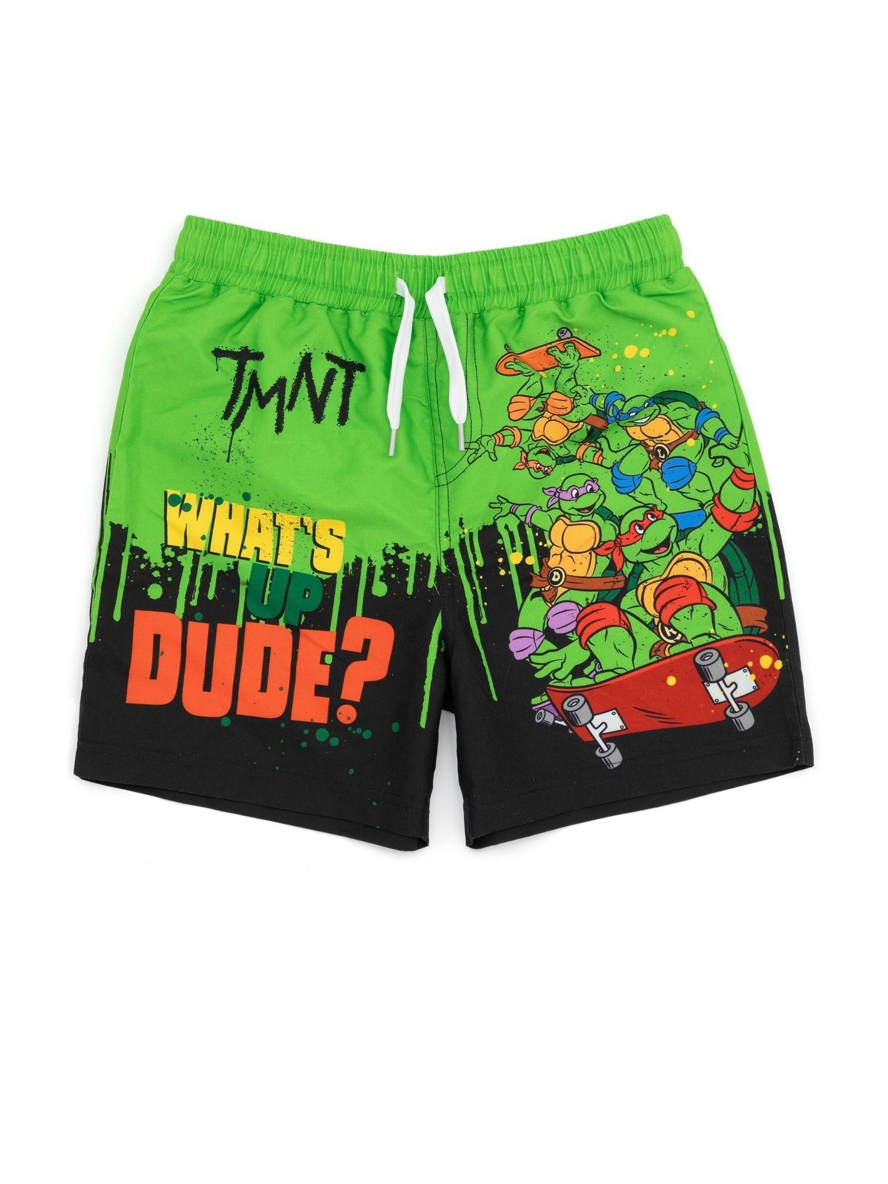 Dsiney Kidz - Vanilla Underground Green Boys Teenage Mutant Ninja Turtles Licencing Swim Shorts image 1