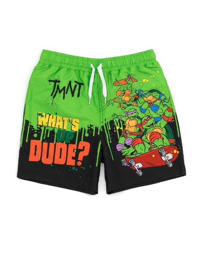 Dsiney Kidz - Vanilla Underground Green Boys Teenage Mutant Ninja Turtles Licencing Swim Shorts image 1