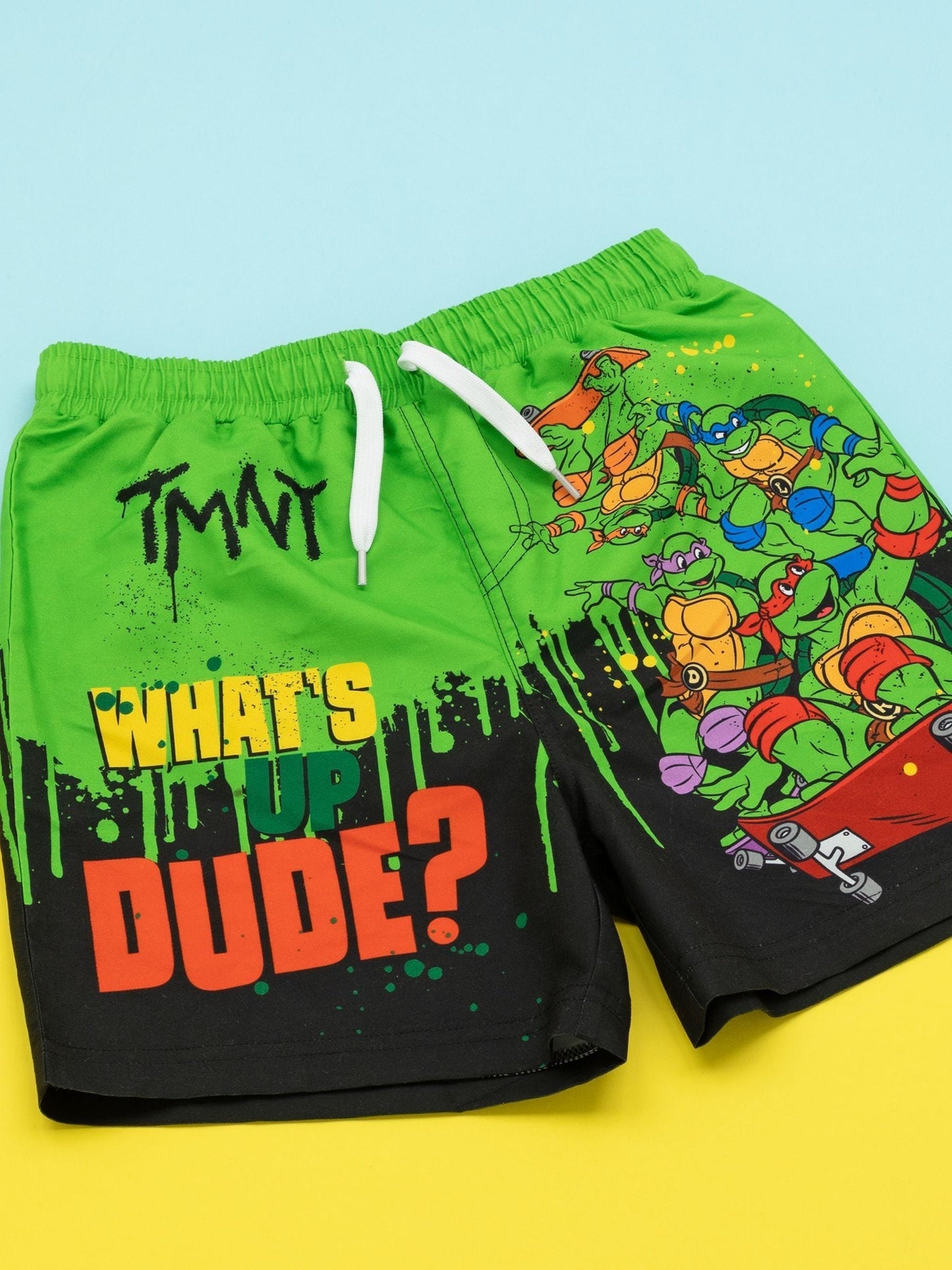 Dsiney Kidz - Vanilla Underground Green Boys Teenage Mutant Ninja Turtles Licencing Swim Shorts image 3