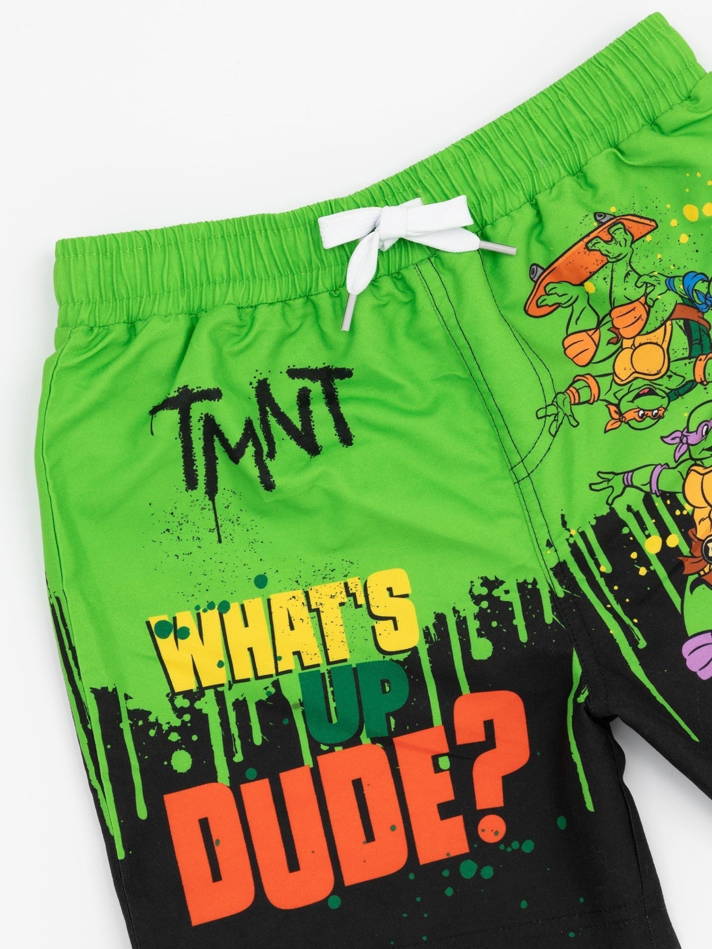 Dsiney Kidz - Vanilla Underground Green Boys Teenage Mutant Ninja Turtles Licencing Swim Shorts image 4